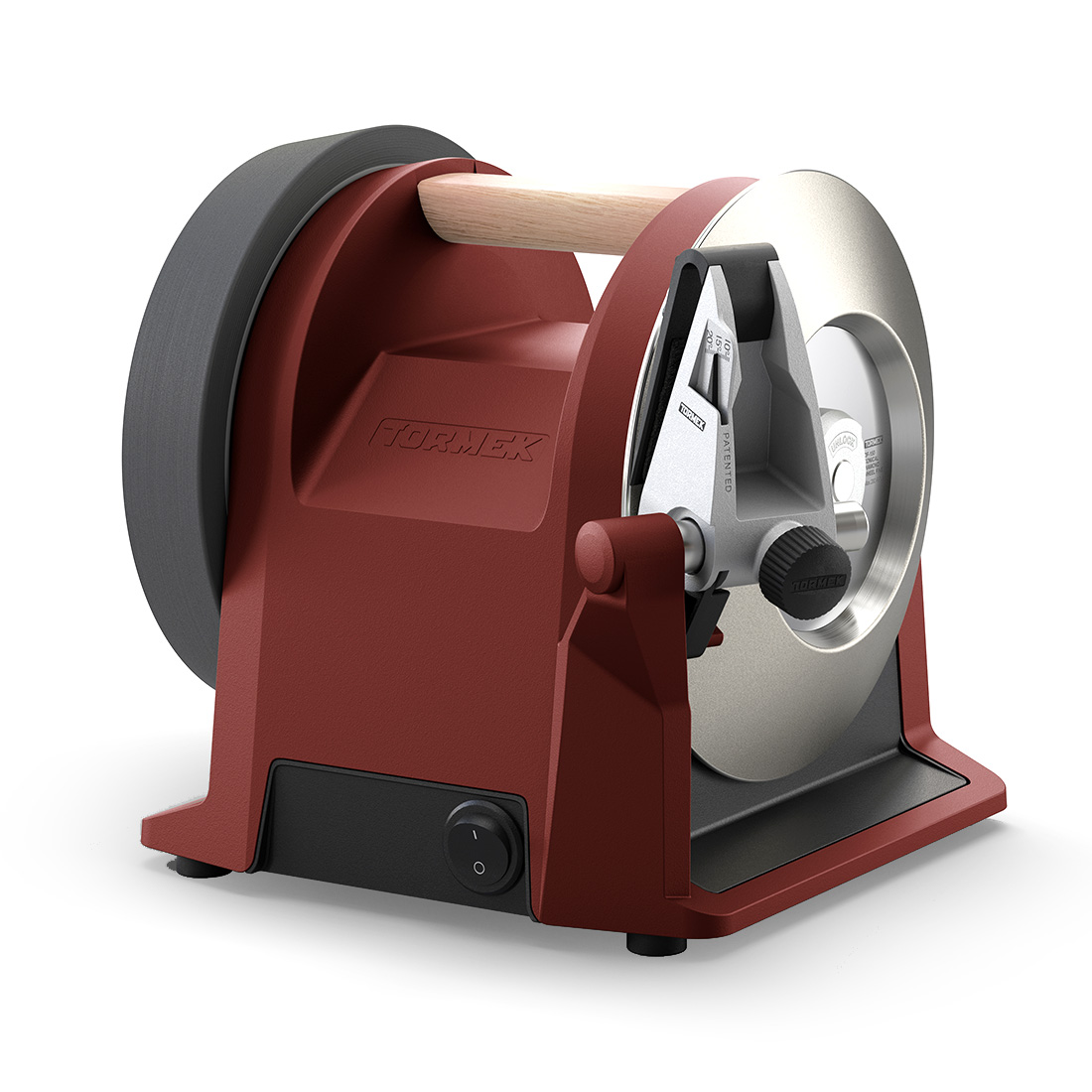 Tormek T-1 Kitchen Knife Sharpener - Swedish Red_Perspective HR-6.1.jpg